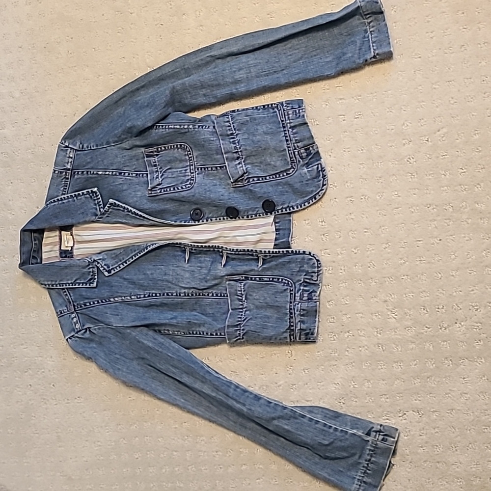 Vintage abercrombie denim jacket L